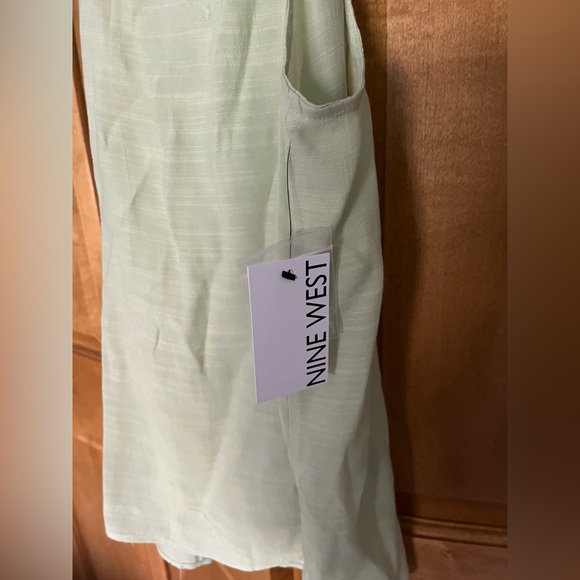 🌺 Nine West High Neck Keyhole Tank in Dalton Mint ✨ NWT - Picture 6 of 9